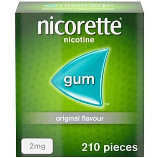 Nicorette Original 2mg Gum – 210 Pieces
