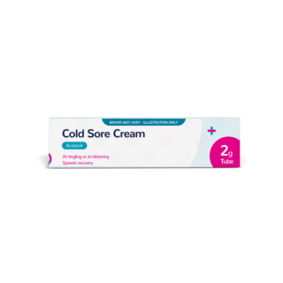 Aciclovir Cold Sore Cream - 2g (Brand May Vary)