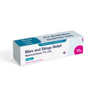 Bites And Stings Relief Cream (Hydrocortisone 1%) - 10g
