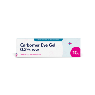 Carbomer Eye Gel 0.2% w/w - 10g (Brand May Vary)