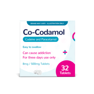 Co-Codamol Tablets - 32 x 8/500mg (Brand May Vary)