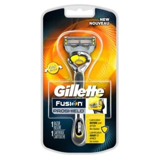 Gillette Fusion Proshield Men's Razor with Flexball Handle and Razor Blade Refill