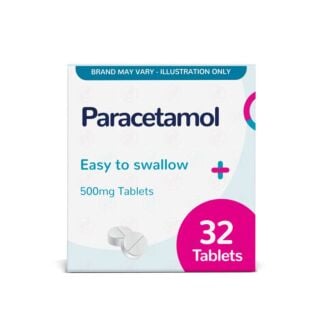 Paracetamol Tablets 500mg - 32 Tablets (Brand May Vary)
