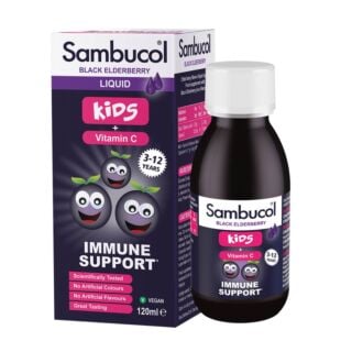 Sambucol Kids Liquid Black Elderberry & Vit C - 120ml